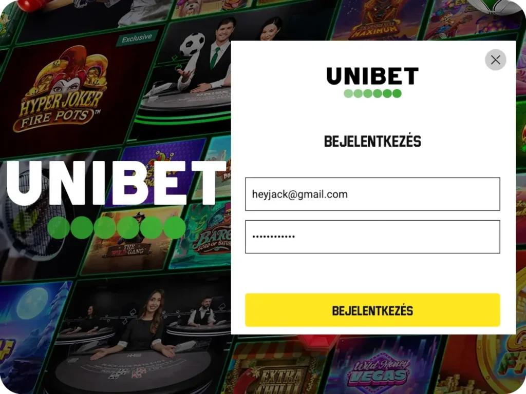 Unibet Kaszinó Bejelentkezés
